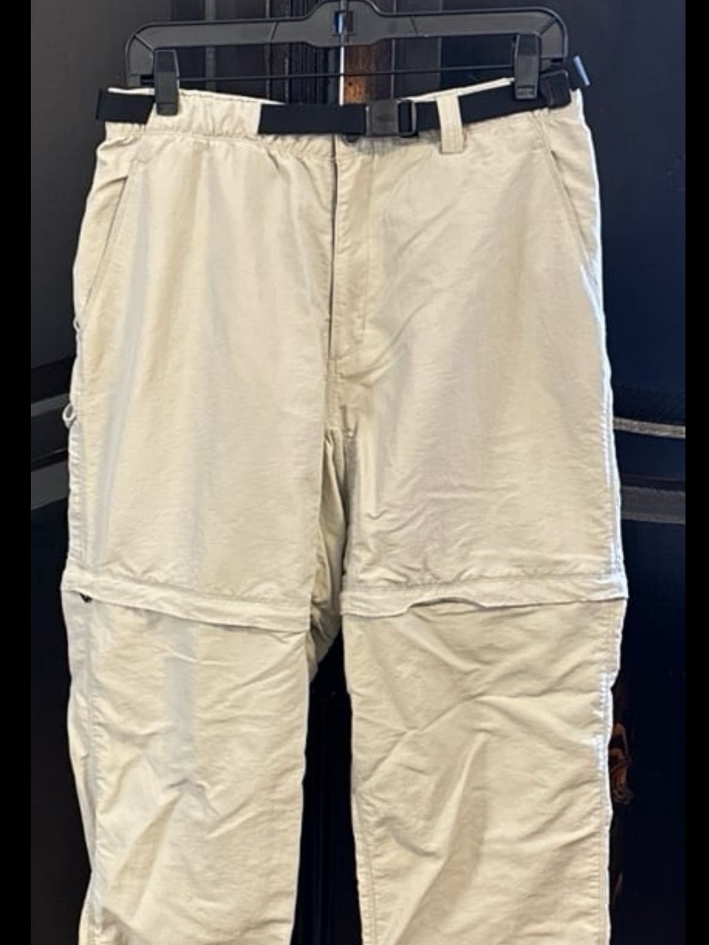 The North Face Convertible Zip-Off khaki hiking pants